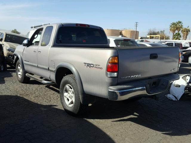 5TBRT34192S320980 - 2002 TOYOTA TUNDRA ACC GRAY photo 3