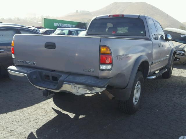 5TBRT34192S320980 - 2002 TOYOTA TUNDRA ACC GRAY photo 4