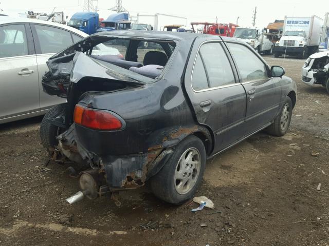 3N1AB41DXXL072444 - 1999 NISSAN SENTRA BAS BLACK photo 4