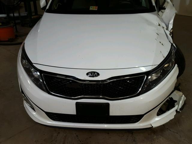 5XXGN4A74FG444279 - 2015 KIA OPTIMA EX WHITE photo 7