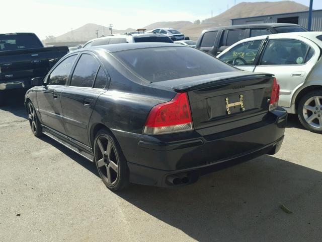 YV1RH527052446047 - 2005 VOLVO S60 R BLACK photo 3