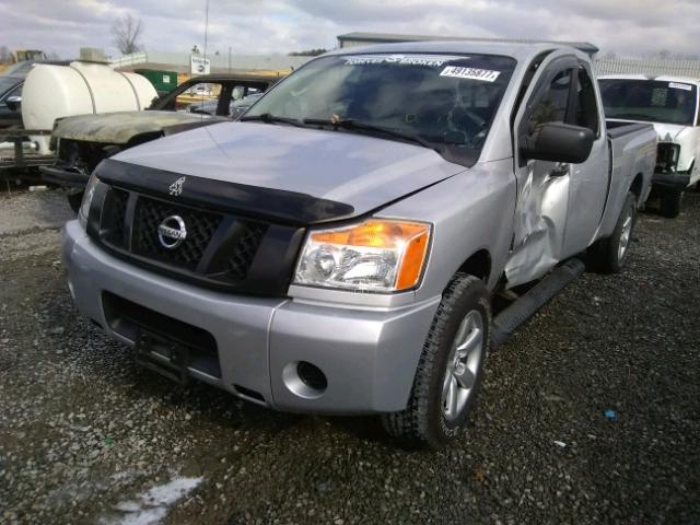 1N6BA0CH5BN312518 - 2011 NISSAN TITAN S SILVER photo 2