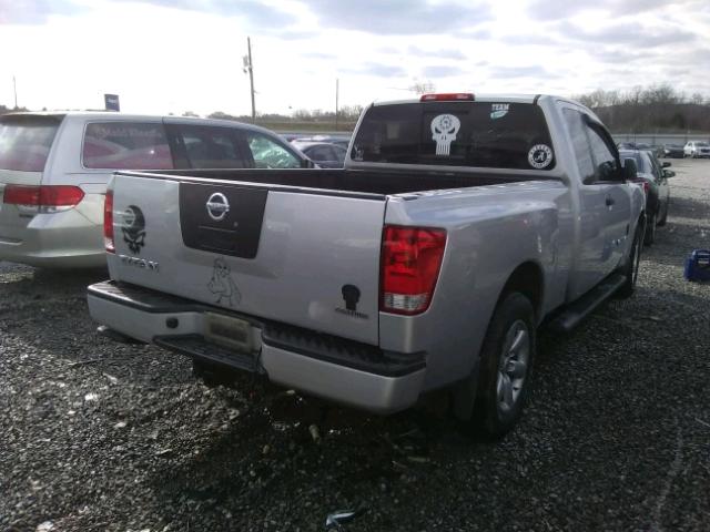 1N6BA0CH5BN312518 - 2011 NISSAN TITAN S SILVER photo 4