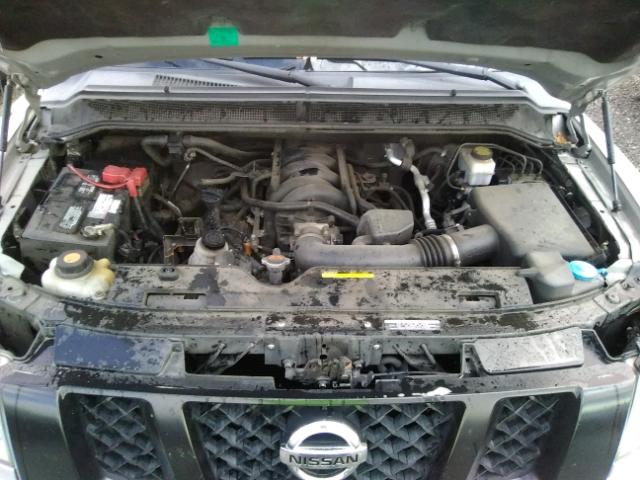 1N6BA0CH5BN312518 - 2011 NISSAN TITAN S SILVER photo 7