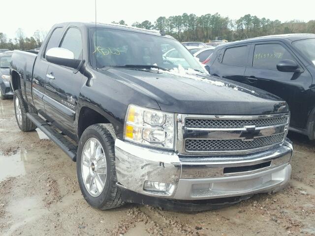 1GCRCSE01CZ106265 - 2012 CHEVROLET SILVERADO BLACK photo 1