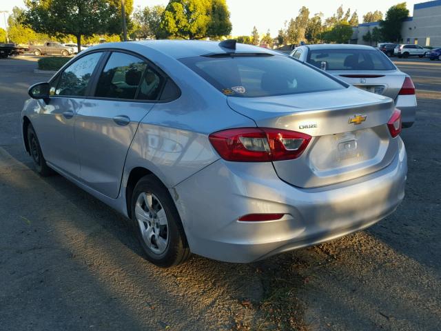 1G1BC5SM8H7128687 - 2017 CHEVROLET CRUZE LS BLUE photo 3