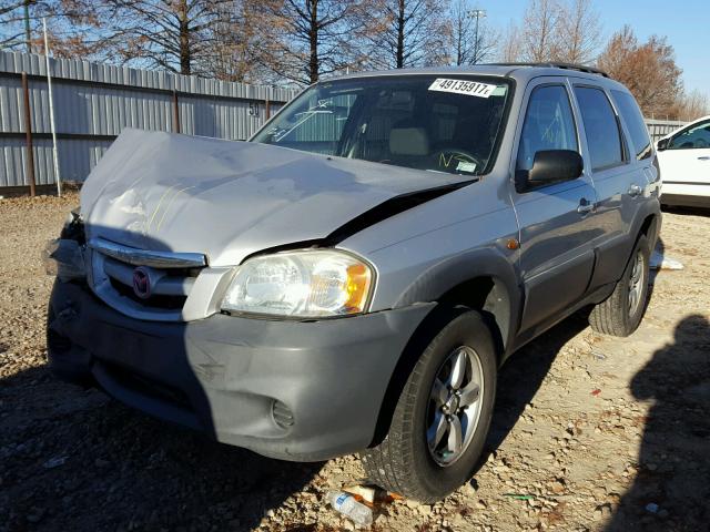 4F2YZ02Z85KM14501 - 2005 MAZDA TRIBUTE I SILVER photo 2