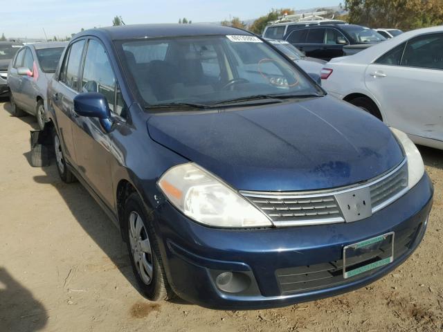 3N1BC11E18L360590 - 2008 NISSAN VERSA S BLUE photo 1