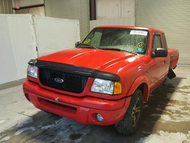 1FTYR44V03TA38515 - 2003 FORD RANGER SUP RED photo 2