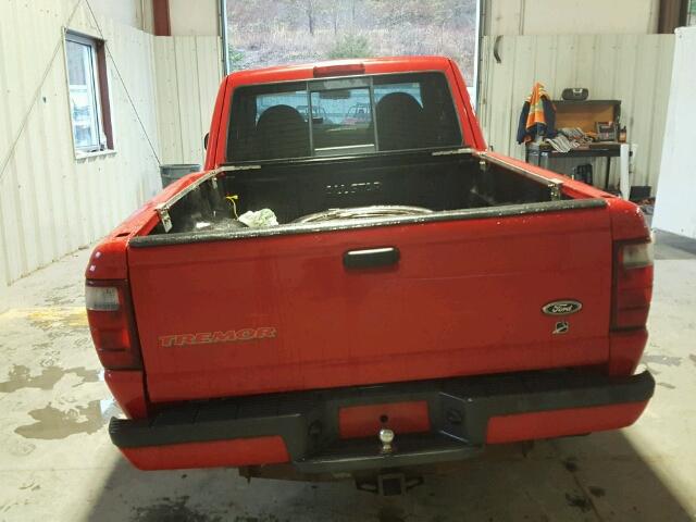 1FTYR44V03TA38515 - 2003 FORD RANGER SUP RED photo 6