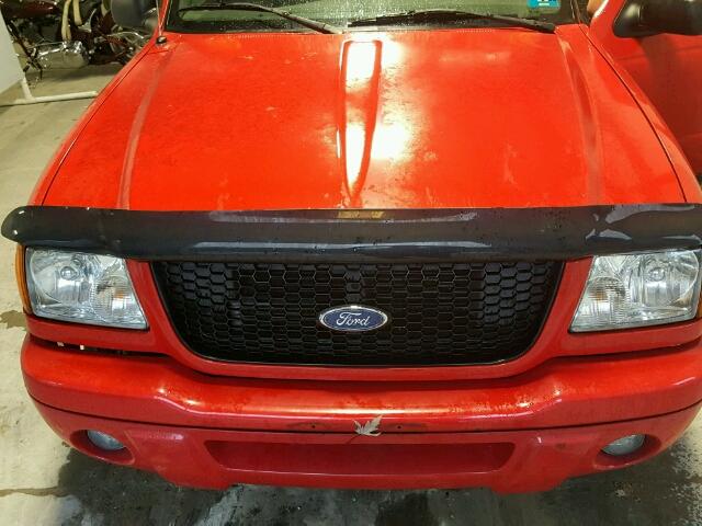 1FTYR44V03TA38515 - 2003 FORD RANGER SUP RED photo 7