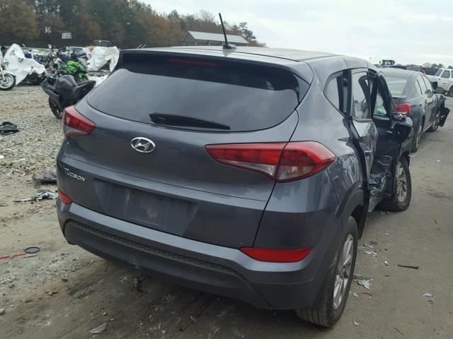 KM8J23A47GU121382 - 2016 HYUNDAI TUCSON SE CHARCOAL photo 4