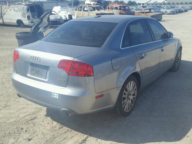 WAUAF78E16A193545 - 2006 AUDI A4 2 BLUE photo 4