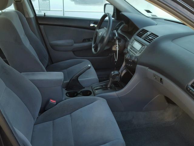 1HGCM56406A068036 - 2006 HONDA ACCORD LX CHARCOAL photo 5