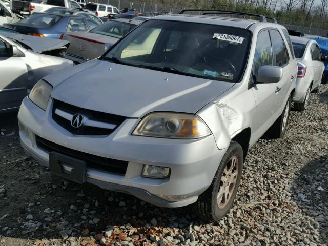 2HNYD18604H508650 - 2004 ACURA MDX TOURIN SILVER photo 2