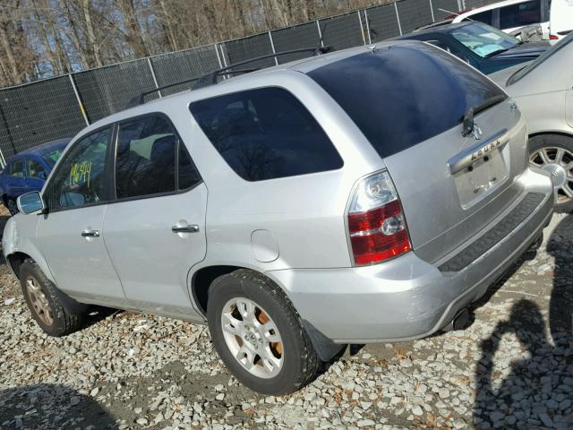 2HNYD18604H508650 - 2004 ACURA MDX TOURIN SILVER photo 3