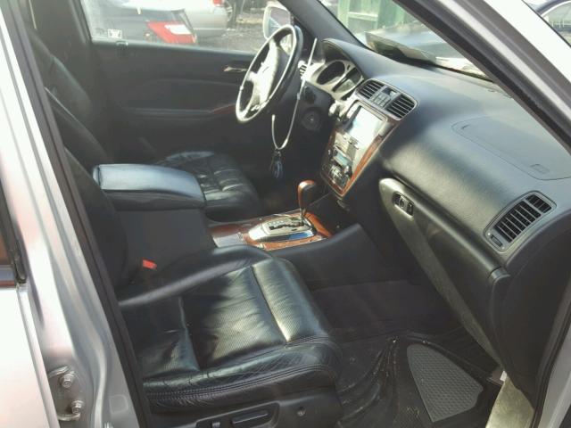 2HNYD18604H508650 - 2004 ACURA MDX TOURIN SILVER photo 5