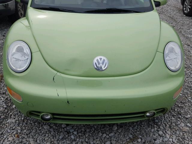3VWCM31Y65M355103 - 2005 VOLKSWAGEN NEW BEETLE 绿色 照片 7