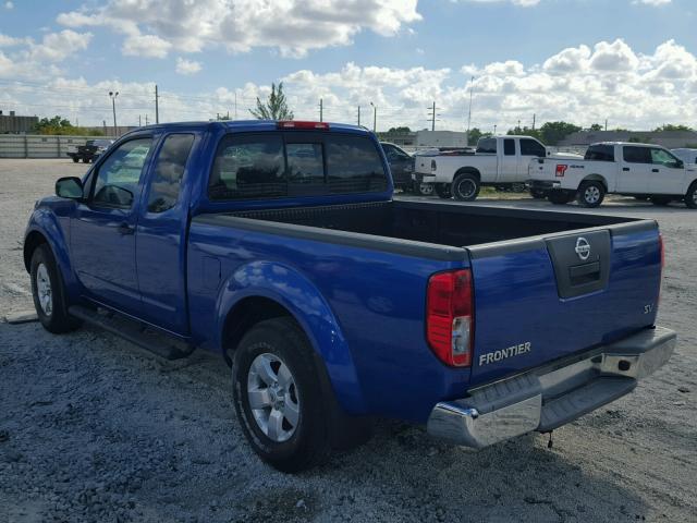 1N6AD0CU3CC415322 - 2012 NISSAN FRONTIER S BLUE photo 3