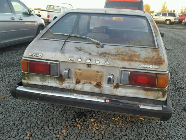 SJD1016400 - 1976 HONDA ACCORD GOLD photo 10