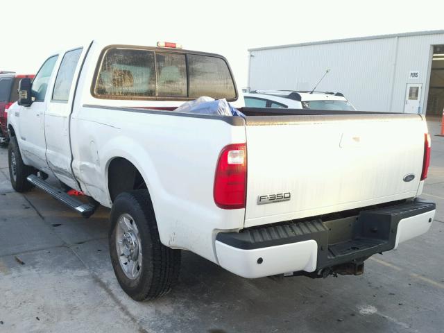 1FTWW31P36EB71522 - 2006 FORD F350 SRW S WHITE photo 3