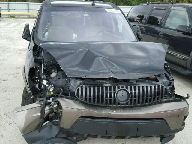 3G5DA03E04S534417 - 2004 BUICK RENDEZVOUS TWO TONE photo 9