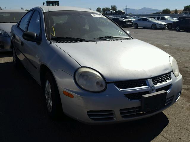 1B3ES26C84D506883 - 2004 DODGE NEON BASE SILVER photo 1