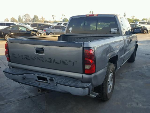 1GCEC19XX7Z148438 - 2007 CHEVROLET SILVERADO GRAY photo 4