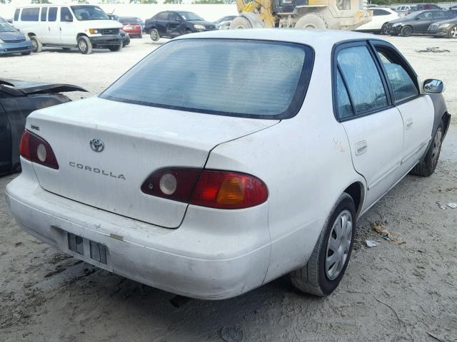 1NXBR12E32Z628400 - 2002 TOYOTA COROLLA CE WHITE photo 4