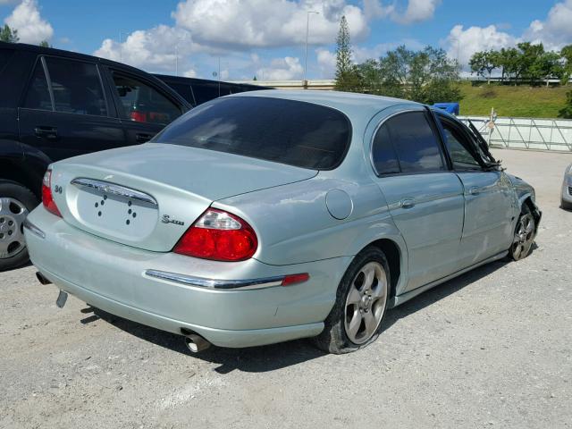 SAJDA01C2YFL28988 - 2000 JAGUAR S-TYPE TEAL photo 4