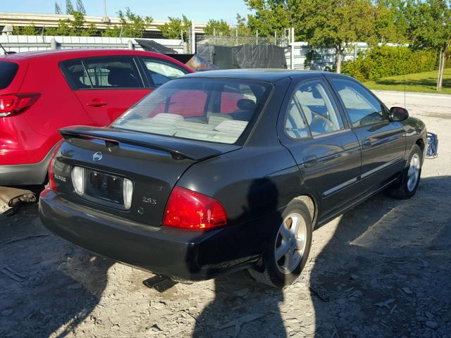 3N1AB51A94L460580 - 2004 NISSAN SENTRA 2.5 BLACK photo 4