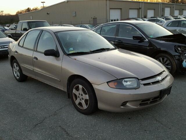 1G1JF52F237268280 - 2003 CHEVROLET CAVALIER L BEIGE photo 1