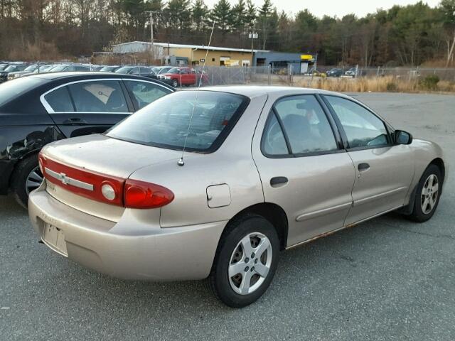 1G1JF52F237268280 - 2003 CHEVROLET CAVALIER L BEIGE photo 4