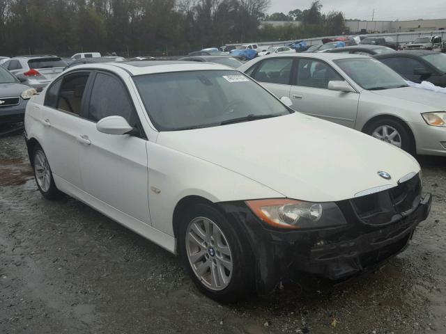 WBAVA37577NL12803 - 2007 BMW 328 I WHITE photo 1