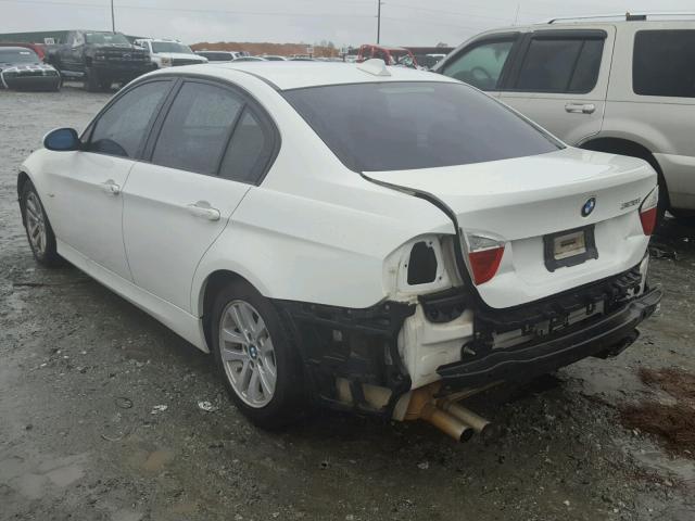 WBAVA37577NL12803 - 2007 BMW 328 I WHITE photo 3