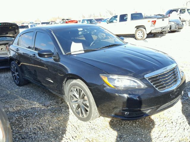 1C3CCBBB7DN660628 - 2013 CHRYSLER 200 TOURIN BLACK photo 1