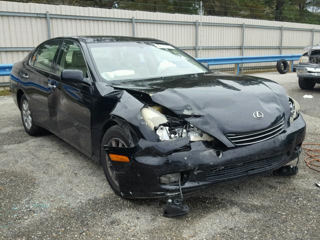 JTHBF30G436016885 - 2003 LEXUS ES 300 BLACK photo 1