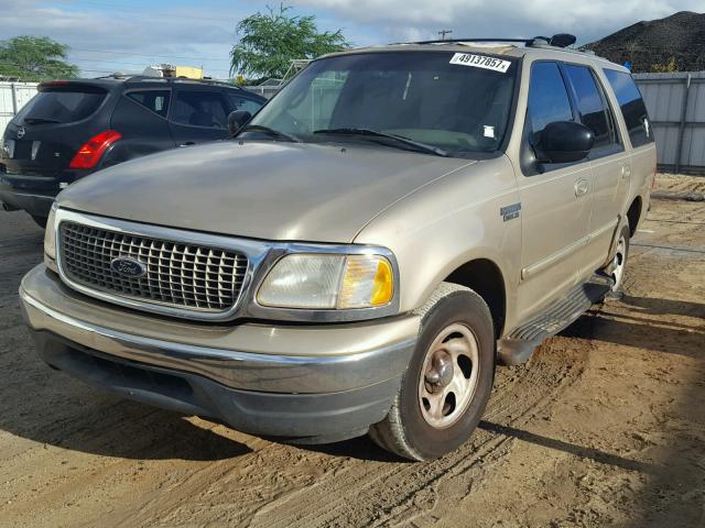 1FMRU1569YLB20576 - 2000 FORD EXPEDITION GOLD photo 2