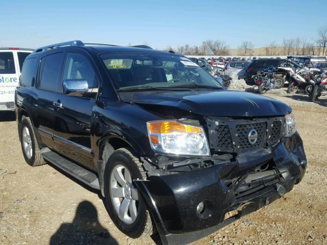 5N1AA0ND5CN621279 - 2012 NISSAN ARMADA SV BLACK photo 1