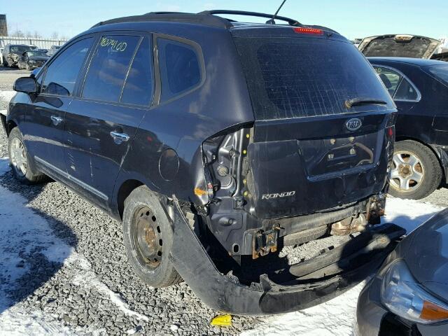 KNAFG525287212801 - 2008 KIA RONDO BASE GRAY photo 3