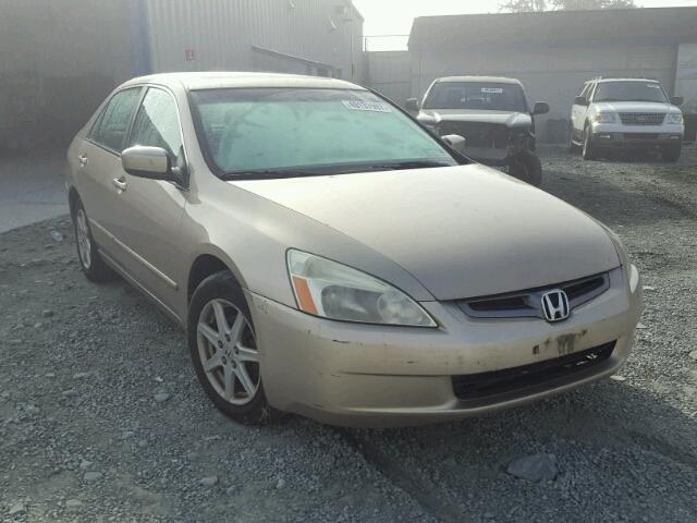 1HGCM66524A059589 - 2004 HONDA ACCORD EX GOLD photo 1