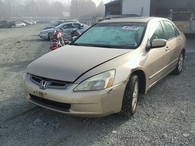 1HGCM66524A059589 - 2004 HONDA ACCORD EX GOLD photo 2