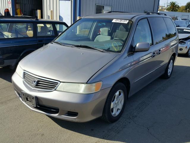 2HKRL1872YH594479 - 2000 HONDA ODYSSEY EX GRAY photo 2