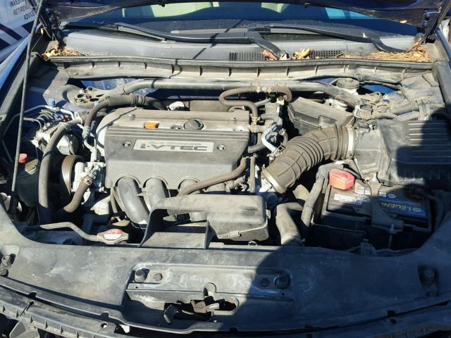 1HGCS12338A007942 - 2008 HONDA ACCORD LX- BLUE photo 7