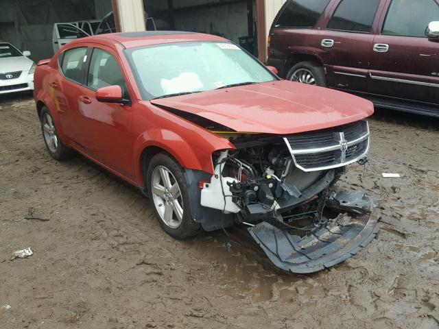 1B3LC56V99N554918 - 2009 DODGE AVENGER SX RED photo 1