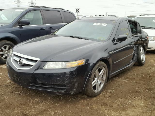 19UUA66234A021033 - 2004 ACURA TL BLACK photo 2