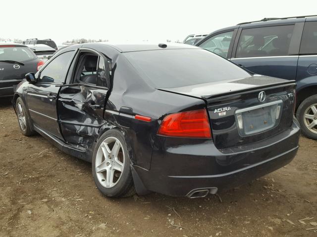 19UUA66234A021033 - 2004 ACURA TL BLACK photo 3