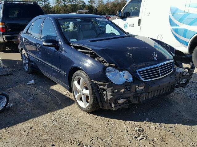 WDBRF40J25A799897 - 2005 MERCEDES-BENZ C 230K SPO BLUE photo 1