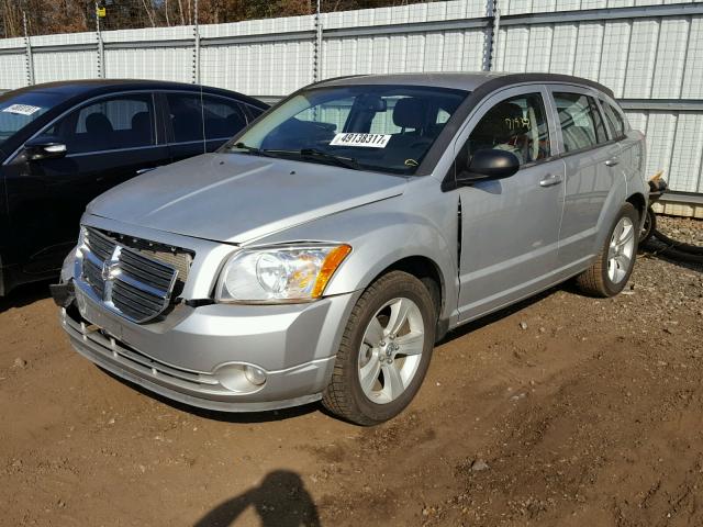 1B3CB3HA5BD269419 - 2011 DODGE CALIBER MA SILVER photo 2