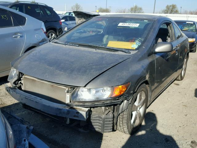 2HGFG12928H508261 - 2008 HONDA CIVIC EXL GRAY photo 2